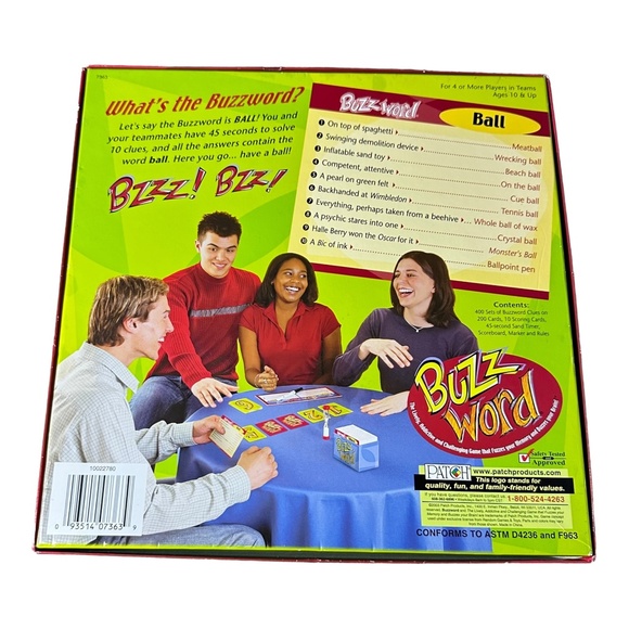 Patch Buzz Word Family Card Game - Picture 3 of 3